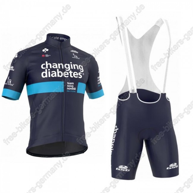 Profiteam 2018 Novo Nordisk Radbekleidung Satz Trikot Kurzarm+Trägerh Profiteam 2018 Novo Nordisk Radbekleidung Satz Trikot Kurzarm+Trägerh