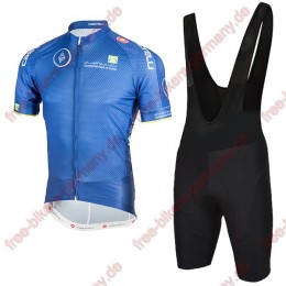 Profiteam 2018 Dubai Tour blau Radbekleidung Satz Trikot Kurzarm+Trägerh Profiteam 2018 Dubai Tour blau Radbekleidung Satz Trikot Kurzarm+Trägerh