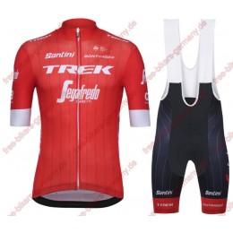 Profiteam 2018 Trek Segafredo rot Radbekleidung Satz Trikot Kurzarm+Trägerh Profiteam 2018 Trek Segafredo rot Radbekleidung Satz Trikot Kurzarm+Trägerh