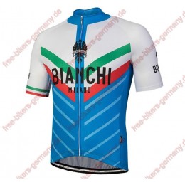 Profiteam 2018 Bianchi Milano Tiera Blau Weiß Trikot Kurzarm Profiteam 2018 Bianchi Milano Tiera Blau Weiß Trikot Kurzarm