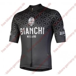 Profiteam 2018 Bianchi Milano schwarz Trikot Kurzarm