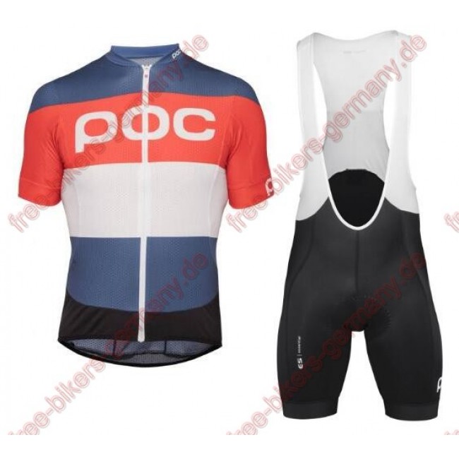 Profiteam 2018 POC Essential prismane multi red Radbekleidung Satz Trikot Kurzarm+Trägerhosen Sets Profiteam 2018 POC Essential prismane multi red Radbekleidung Satz Trikot Kurzarm+Trägerhosen Sets