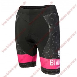 Profiteam 2018 Bianchi Milano Nevola schwarz pink Damen Radhose Kurz Profiteam 2018 Bianchi Milano Nevola schwarz pink Damen Radhose Kurz