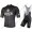 Profiteam 2018 Bianchi Milano schwarz Radbekleidung Satz Trikot Kurzarm+Trägerhosen Sets