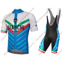 Profiteam 2018 Bianchi Milano Tiera Blau Weiß Radbekleidung Satz Trikot Kurzarm+Trägerhosen Sets Profiteam 2018 Bianchi Milano Tiera Blau Weiß Radbekleidung Satz Trikot Kurzarm+Trägerhosen Sets