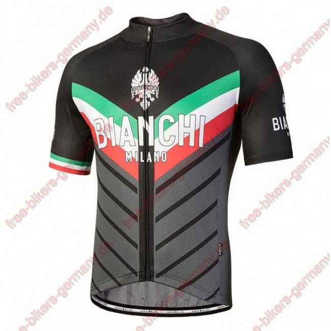 Profiteam 2018 Bianchi Milano Tiera schwarz Trikot Kurzarm Profiteam 2018 Bianchi Milano Tiera schwarz Trikot Kurzarm