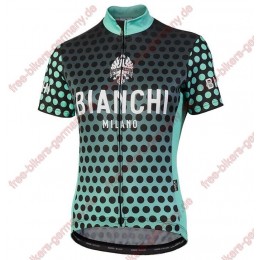 Profiteam 2018 Bianchi Milano Gravina Blau Damen Trikot Kurzarm Profiteam 2018 Bianchi Milano Gravina Blau Damen Trikot Kurzarm