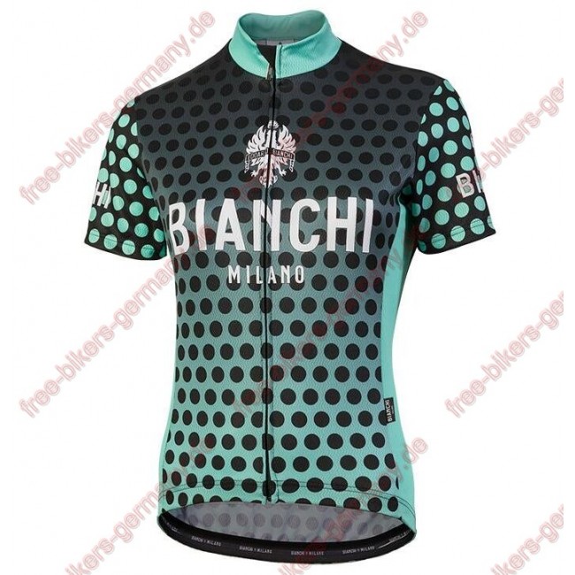 Profiteam 2018 Bianchi Milano Gravina Blau Damen Trikot Kurzarm Profiteam 2018 Bianchi Milano Gravina Blau Damen Trikot Kurzarm