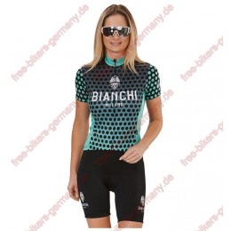 Profiteam 2018 Bianchi Milano Gravina Blau Damen Fahrradbekleidung Trikot Kurzarm+Radhose Profiteam 2018 Bianchi Milano Gravina Blau Damen Fahrradbekleidung Trikot Kurzarm+Radhose