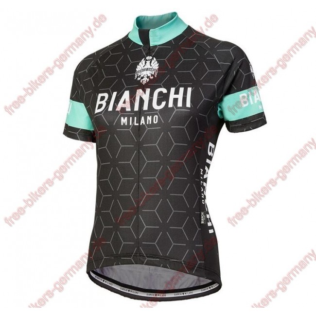 Profiteam 2018 Bianchi Milano Nevola schwarz Damen Trikot Kurzarm Profiteam 2018 Bianchi Milano Nevola schwarz Damen Trikot Kurzarm