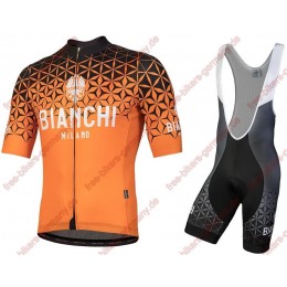 Profiteam 2018 Bianchi Milano Conca orange Radbekleidung Satz Trikot Kurzarm+Trägerhosen Sets Profiteam 2018 Bianchi Milano Conca orange Radbekleidung Satz Trikot Kurzarm+Trägerhosen Sets