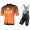 Profiteam 2018 Bianchi Milano Conca orange Radbekleidung Satz Trikot Kurzarm+Trägerhosen Sets