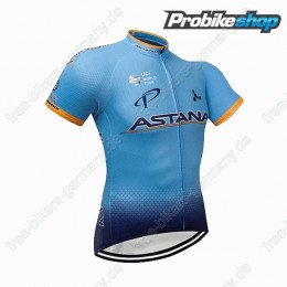 Astana blau Trikot Kurz Astana blau Trikot Kurz
