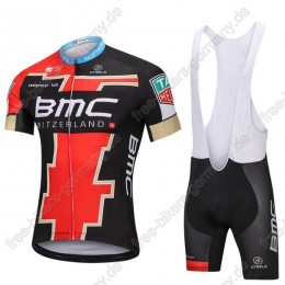 BMC Radbekleidung Satz Trikot Kurzarm+Trägerhosen  BMC Radbekleidung Satz Trikot Kurzarm+Trägerhosen