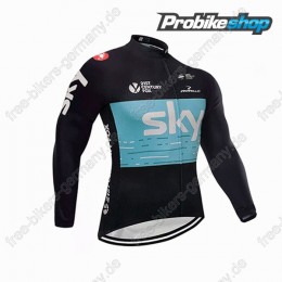 Sky schwarz blau Trikot Langarm 2018 Sky schwarz blau Trikot Langarm 2018