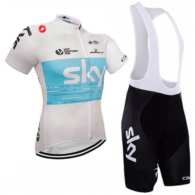 Sky 2018 Radbekleidung Satz Trikot Kurzarm+Trägerhosen Sets W Sky 2018 Radbekleidung Satz Trikot Kurzarm+Trägerhosen Sets W