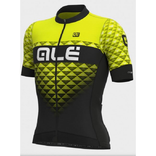Fahrradbekleidung Radsport 2020 Ale PR-S Hexa Trikot Kurzarm Outlet schwarz-gelb-fluo L13354019-02 Fahrradbekleidung Radsport 2020 Ale PR-S Hexa Trikot Kurzarm Outlet schwarz-gelb-fluo L13354019-02