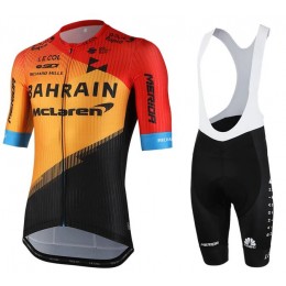 Fahrradbekleidung Radsport 2020 Bahrain McLaren Radbekleidung Satz Trikot Kurzarm+Trägerhosen Se Fahrradbekleidung Radsport 2020 Bahrain McLaren Radbekleidung Satz Trikot Kurzarm+Trägerhosen Se