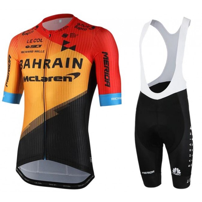 Fahrradbekleidung Radsport 2020 Bahrain McLaren Radbekleidung Satz Trikot Kurzarm+Trägerhosen Se Fahrradbekleidung Radsport 2020 Bahrain McLaren Radbekleidung Satz Trikot Kurzarm+Trägerhosen Se