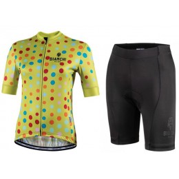 Fahrradbekleidung Radsport 2020 Damen BIANCHI MILANO Silis Radbekleidung Satz Trikot Kurzarm+Fahrradhose Set Out
