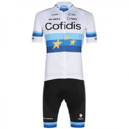 Fahrradbekleidung Radsport 2020 COFIDIS EU Champion Elia Viviani Radbekleidung Satz Trikot Kurzarm+Fahrradhose Se Fahrradbekleidung Radsport 2020 COFIDIS EU Champion Elia Viviani Radbekleidung Satz Trikot Kurzarm+Fahrradhose Se