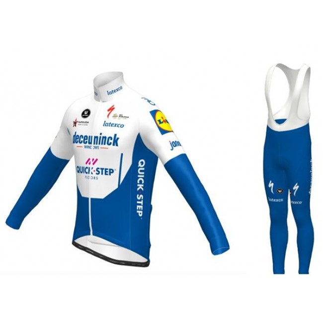 Fahrradbekleidung Radsport 2020 DECEUNINCK QUICK-STEP Trikot Langarm+ Trägerh Fahrradbekleidung Radsport 2020 DECEUNINCK QUICK-STEP Trikot Langarm+ Trägerh