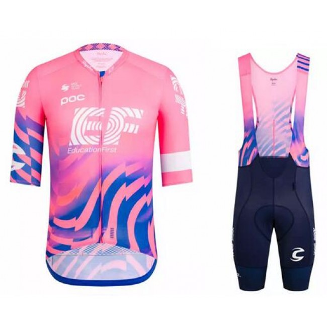 Fahrradbekleidung Radsport 2020 EF Education First Radbekleidung Satz Trikot Kurzarm+Trägerhosen Se Fahrradbekleidung Radsport 2020 EF Education First Radbekleidung Satz Trikot Kurzarm+Trägerhosen Se