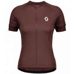 Fahrradbekleidung Radsport 2020 Damen SCOTT ENDURANCE 10 Trikot Kurzarm Outlet marrone