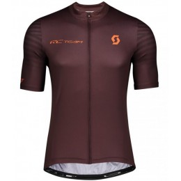 Fahrradbekleidung Radsport 2020 SCOTT RC TEAM 10 Trikot Kurzarm Outlet marrone