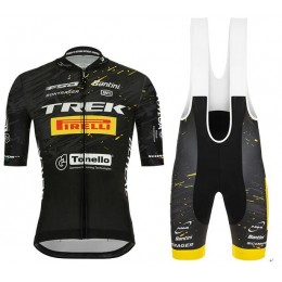 Fahrradbekleidung Radsport 2020 TREK PIRELLI Set Radbekleidung Satz Trikot Kurzarm+Trägerhosen Se