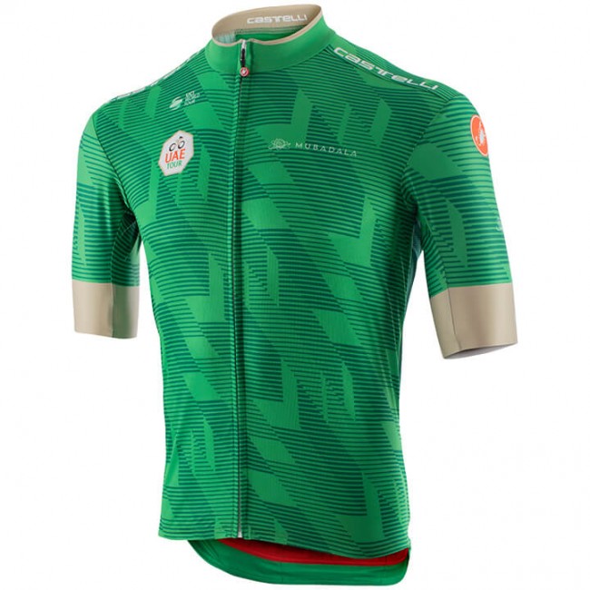 Fahrradbekleidung Radsport 2020 UAE Tour Trikot Kurzarm Outlet Grün Fahrradbekleidung Radsport 2020 UAE Tour Trikot Kurzarm Outlet Grün