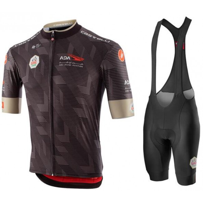 Fahrradbekleidung Radsport 2020 UAE Tour Radbekleidung Satz Trikot Kurzarm+Trägerhosen Set Outlet Fahrradbekleidung Radsport 2020 UAE Tour Radbekleidung Satz Trikot Kurzarm+Trägerhosen Set Outlet