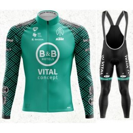 Fahrradbekleidung Radsport 2020 VITAL CONCEPT Trikot Langarm+ Trägerh