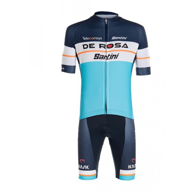 Fahrradbekleidung Radsport 2020 DE-ROSA SANTINI Radbekleidung Satz Trikot Kurzarm+Trägerhosen Set Outl Fahrradbekleidung Radsport 2020 DE-ROSA SANTINI Radbekleidung Satz Trikot Kurzarm+Trägerhosen Set Outl
