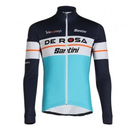 Fahrradbekleidung Radsport 2020 TEAM DE-ROSA SANTINI Trikot Langarm Bl Fahrradbekleidung Radsport 2020 TEAM DE-ROSA SANTINI Trikot Langarm Bl