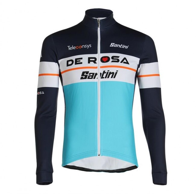 Fahrradbekleidung Radsport 2020 TEAM DE-ROSA SANTINI Trikot Langarm Bl Fahrradbekleidung Radsport 2020 TEAM DE-ROSA SANTINI Trikot Langarm Bl