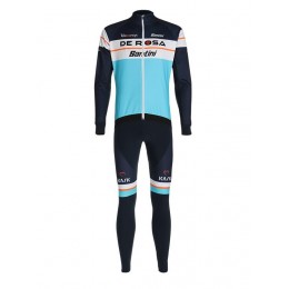 Fahrradbekleidung Radsport 2020 TEAM DE-ROSA SANTINI Set Radbekleidung Trikot Langarm+ Trägerhosen Bl Fahrradbekleidung Radsport 2020 TEAM DE-ROSA SANTINI Set Radbekleidung Trikot Langarm+ Trägerhosen Bl