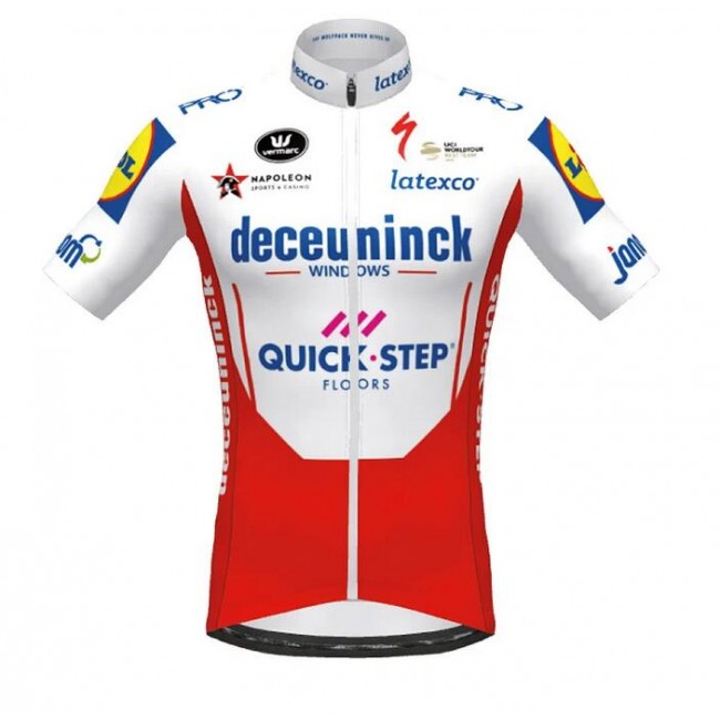 Fahrradbekleidung Radsport 2020 DECEUNINCK QUICK-STEP TdF Trikot Kurzarm Outlet rot We Fahrradbekleidung Radsport 2020 DECEUNINCK QUICK-STEP TdF Trikot Kurzarm Outlet rot We