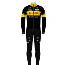 Fahrradbekleidung Radsport 2020 LOTTO KERNHAUS Set Radbekleidung Trikot Langarm+ Trägerhos