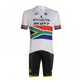 Fahrradbekleidung Radsport 2020 Team MITCHELTON SCOTT South African Champion Radbekleidung Satz Trikot Kurzarm+Träge Fahrradbekleidung Radsport 2020 Team MITCHELTON SCOTT South African Champion Radbekleidung Satz Trikot Kurzarm+Träge