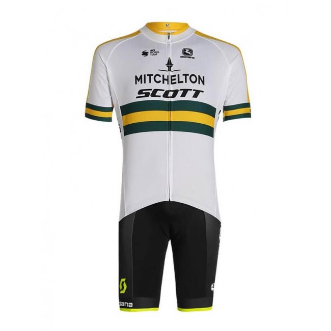 Fahrradbekleidung Radsport 2020 MITCHELTON SCOTT Australian Champion Radbekleidung Satz Trikot Kurzarm+Trägerhosen S Fahrradbekleidung Radsport 2020 MITCHELTON SCOTT Australian Champion Radbekleidung Satz Trikot Kurzarm+Trägerhosen S