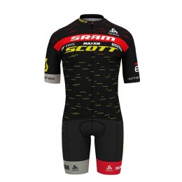 Fahrradbekleidung Radsport 2020 SCOTT SRAM Pro Race Radbekleidung Satz Trikot Kurzarm+Trägerhosen Set Outl Fahrradbekleidung Radsport 2020 SCOTT SRAM Pro Race Radbekleidung Satz Trikot Kurzarm+Trägerhosen Set Outl