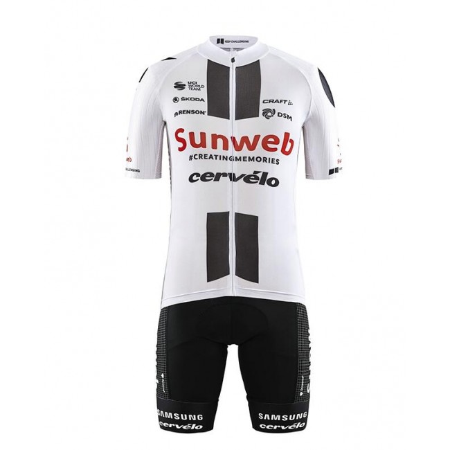Fahrradbekleidung Radsport 2020 Team Sunweb Radbekleidung Satz Trikot Kurzarm+Trägerhosen Set Outl Fahrradbekleidung Radsport 2020 Team Sunweb Radbekleidung Satz Trikot Kurzarm+Trägerhosen Set Outl