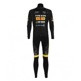 Fahrradbekleidung Radsport 2020 TREK PIRELLI Set Radbekleidung Trikot Langarm+ Trägerhosen Schwa