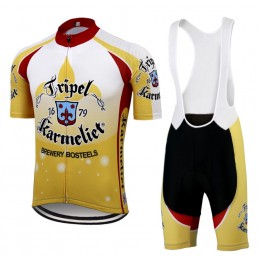 Fahrradbekleidung Radsport 2020 Tripel Karmeliet Radbekleidung Satz Trikot Kurzarm+Trägerhosen Set Outlet Gr