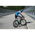 TIERA Radtrikot kurzarm blau