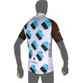 AG2R LA MONDIALE 2015 Kurzarmtrikot (kurzer Reißverschluss) Radsport-Profi-Team