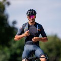 ALE BRIDGE Radtrikot kurzarm schwarz
