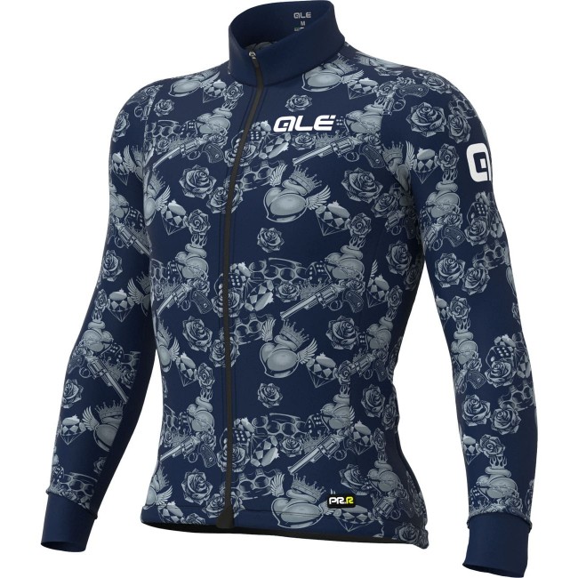 ALE LAS VEGAS Radtrikot langarm blau ALE LAS VEGAS Radtrikot langarm blau