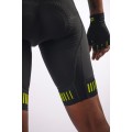 ALE STRADA Trägerhose kurz schwarz/gelb ALE STRADA Trägerhose kurz schwarz/gelb